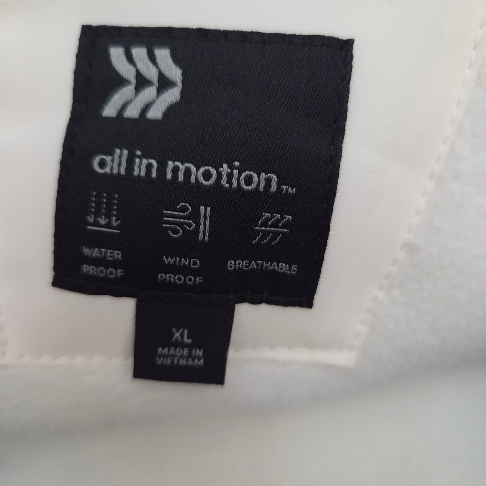 All in Motion Kids XL Ski Jacket White Black Waterproof Windproof Breathable - Picture 7 of 10